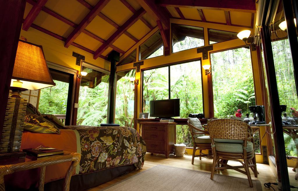 Volcano Village Lodge Rum bild